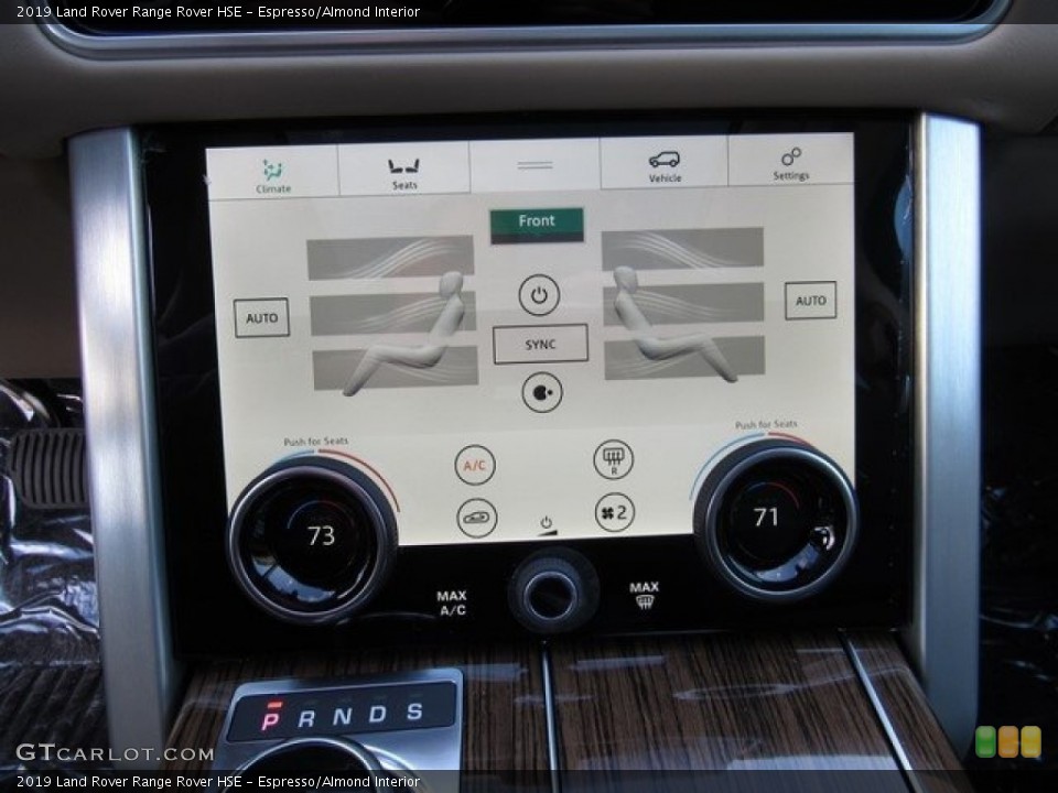 Espresso/Almond Interior Controls for the 2019 Land Rover Range Rover HSE #130644879