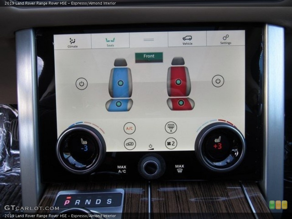 Espresso/Almond Interior Controls for the 2019 Land Rover Range Rover HSE #130644894