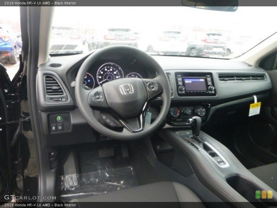 Black Interior Dashboard for the 2019 Honda HR-V LX AWD #130657067