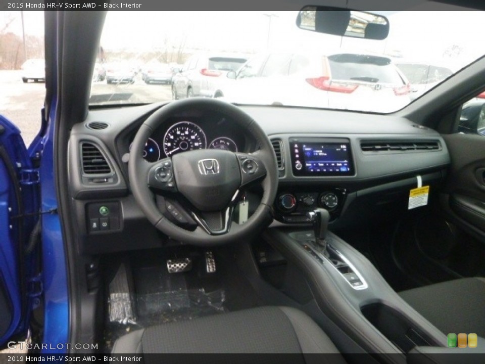 Black Interior Photo for the 2019 Honda HR-V Sport AWD #130657655
