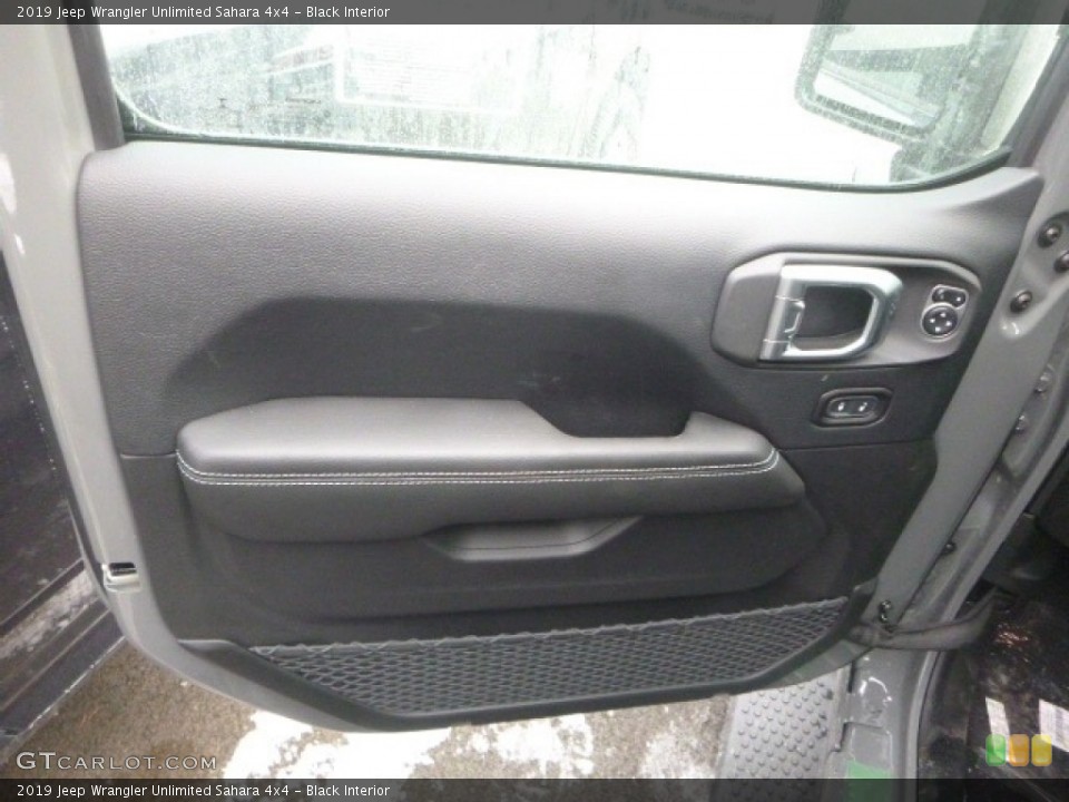Black Interior Door Panel for the 2019 Jeep Wrangler Unlimited Sahara 4x4 #130659104
