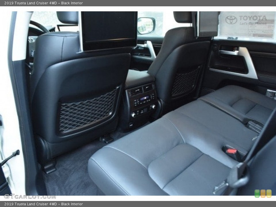 Black Interior Rear Seat for the 2019 Toyota Land Cruiser 4WD #130659554