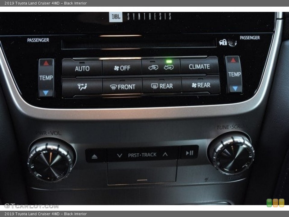 Black Interior Controls for the 2019 Toyota Land Cruiser 4WD #130660055