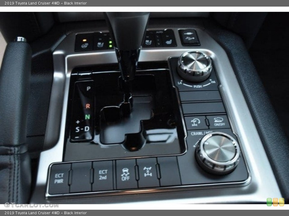 Black Interior Controls for the 2019 Toyota Land Cruiser 4WD #130660079