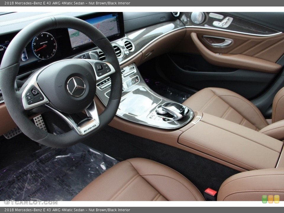 Nut Brown/Black Interior Photo for the 2018 Mercedes-Benz E 43 AMG 4Matic Sedan #130664042