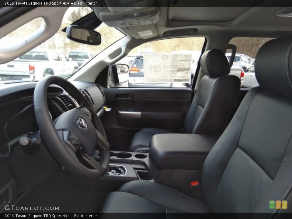Black Interior Front Seat for the 2019 Toyota Sequoia TRD Sport 4x4 #130668833