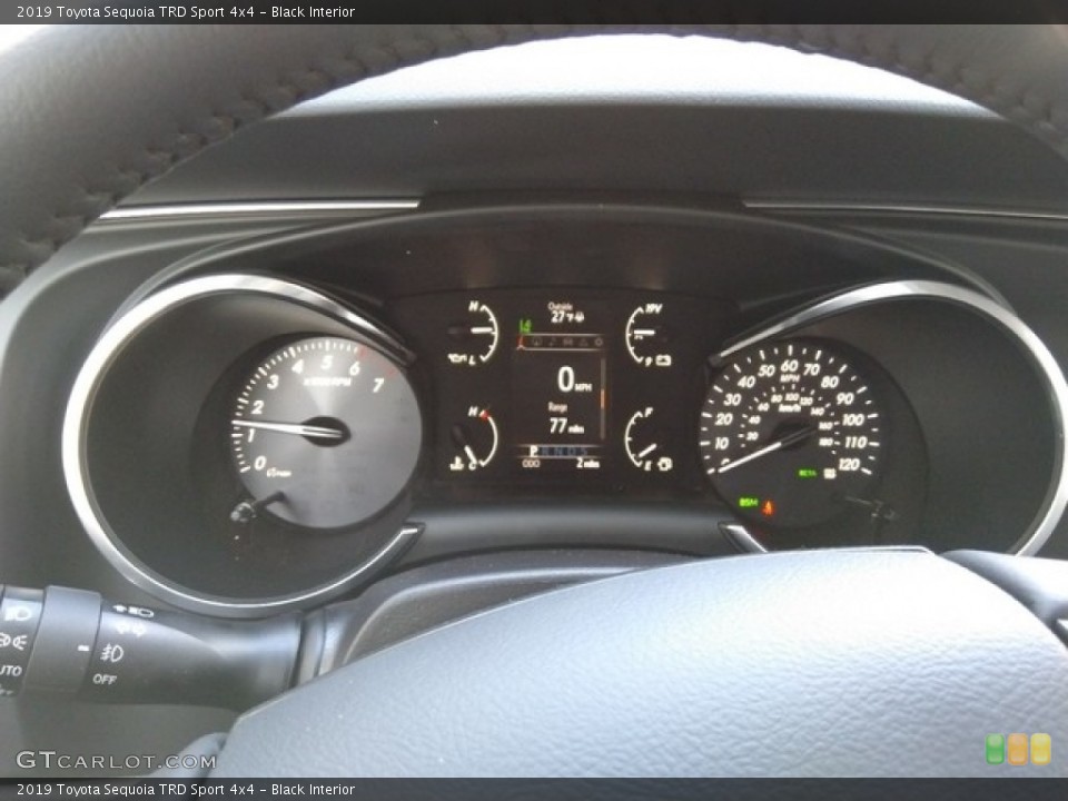 Black Interior Gauges for the 2019 Toyota Sequoia TRD Sport 4x4 #130668959