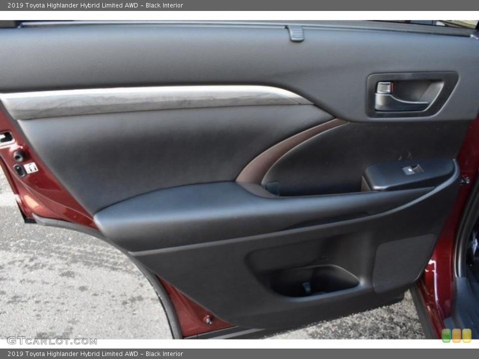 Black Interior Door Panel for the 2019 Toyota Highlander Hybrid Limited AWD #130676234