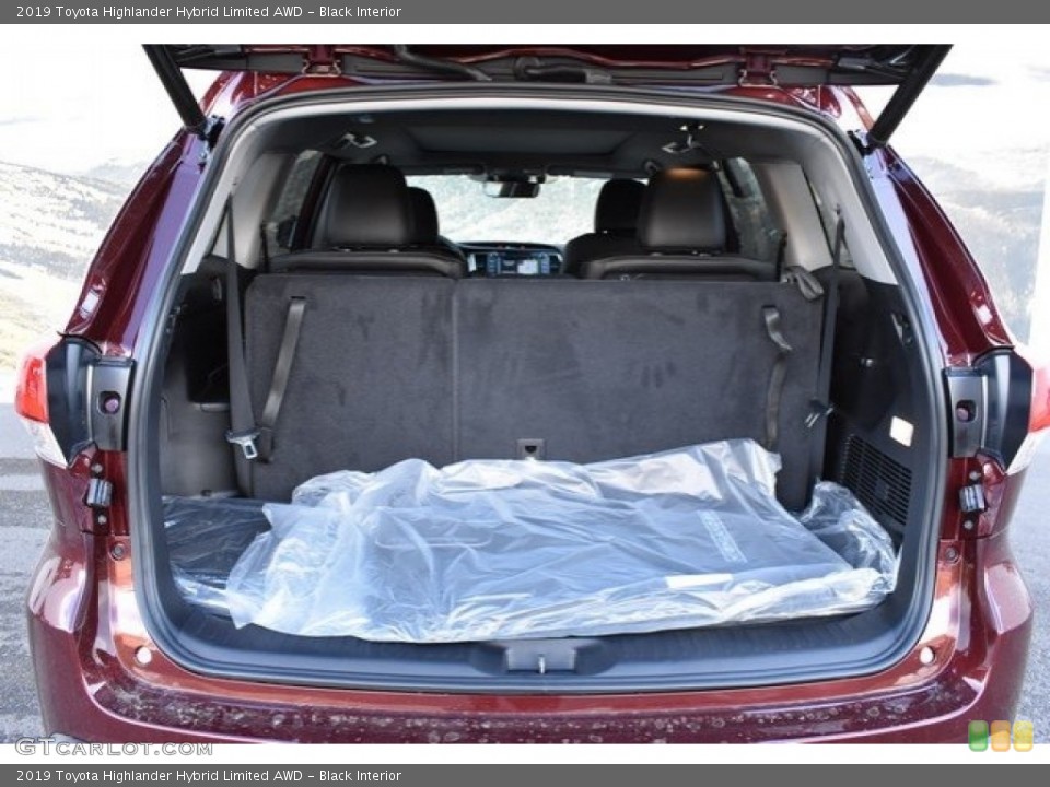 Black Interior Trunk for the 2019 Toyota Highlander Hybrid Limited AWD #130676408