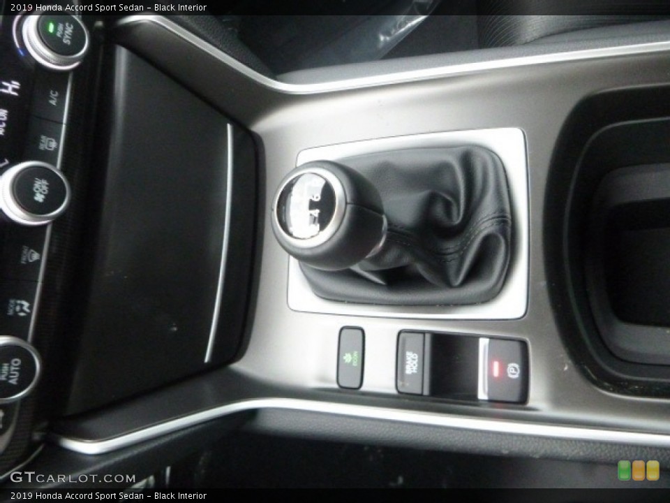 Black Interior Transmission for the 2019 Honda Accord Sport Sedan #130676993