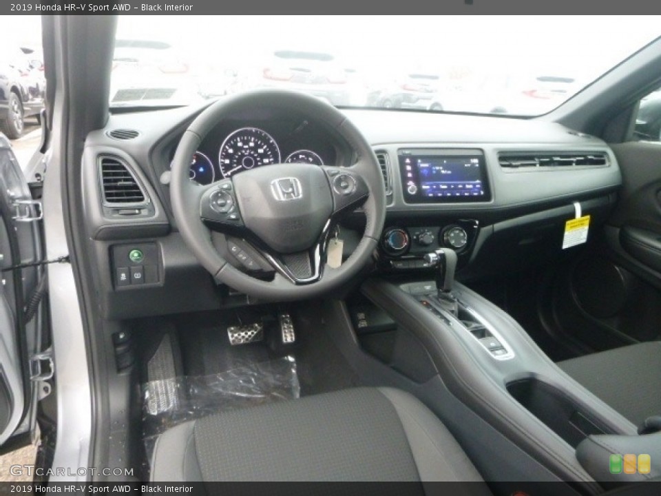 Black Interior Photo for the 2019 Honda HR-V Sport AWD #130678109