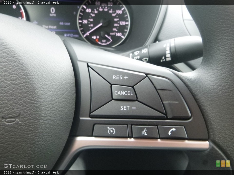 Charcoal Interior Steering Wheel for the 2019 Nissan Altima S #130685845