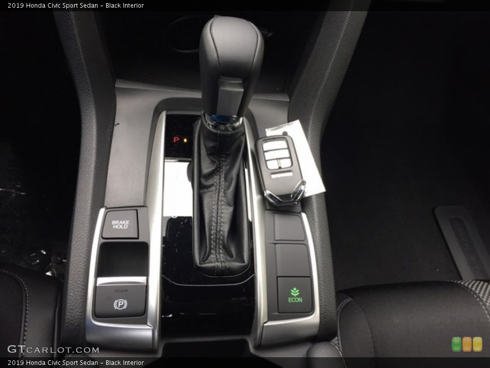 Black Interior Transmission for the 2019 Honda Civic Sport Sedan #130687174
