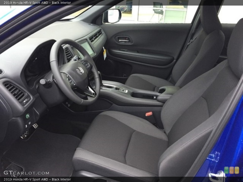 Black Interior Front Seat for the 2019 Honda HR-V Sport AWD #130688413