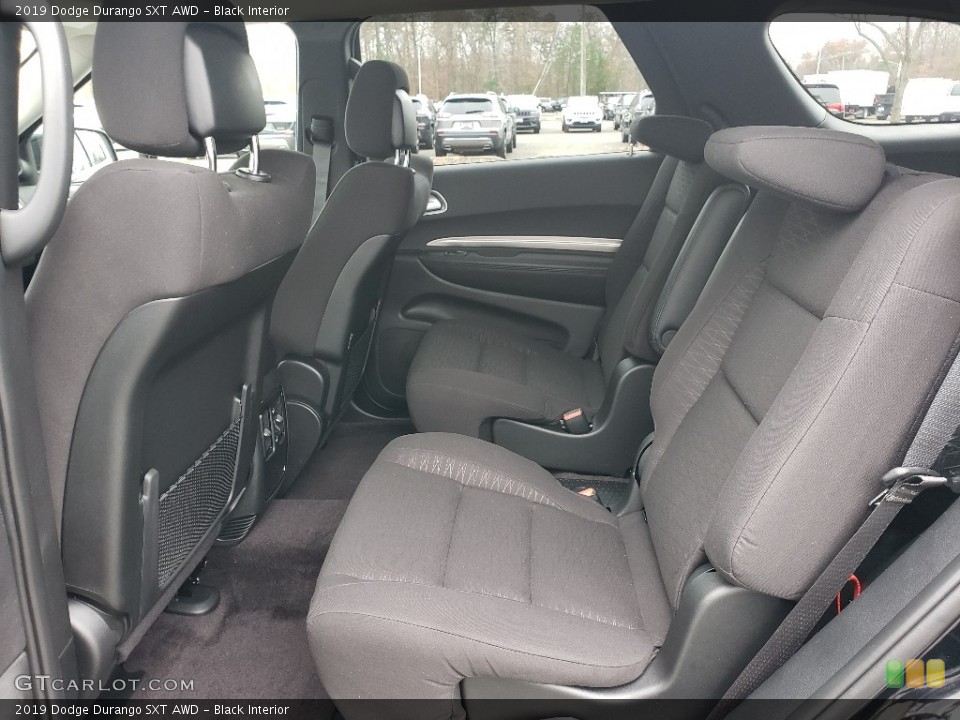 Black Interior Rear Seat for the 2019 Dodge Durango SXT AWD #130689055
