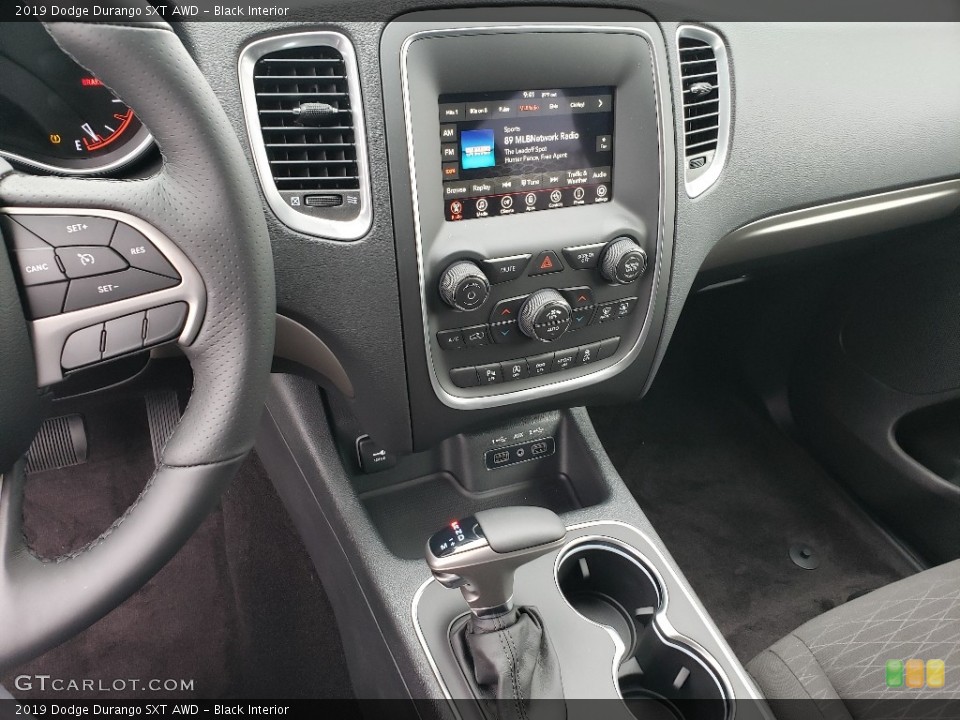 Black Interior Controls for the 2019 Dodge Durango SXT AWD #130689166