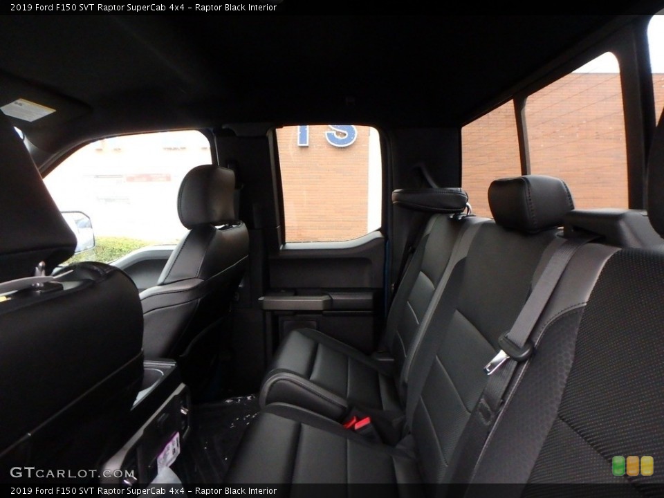 Raptor Black Interior Rear Seat for the 2019 Ford F150 SVT Raptor SuperCab 4x4 #130692799