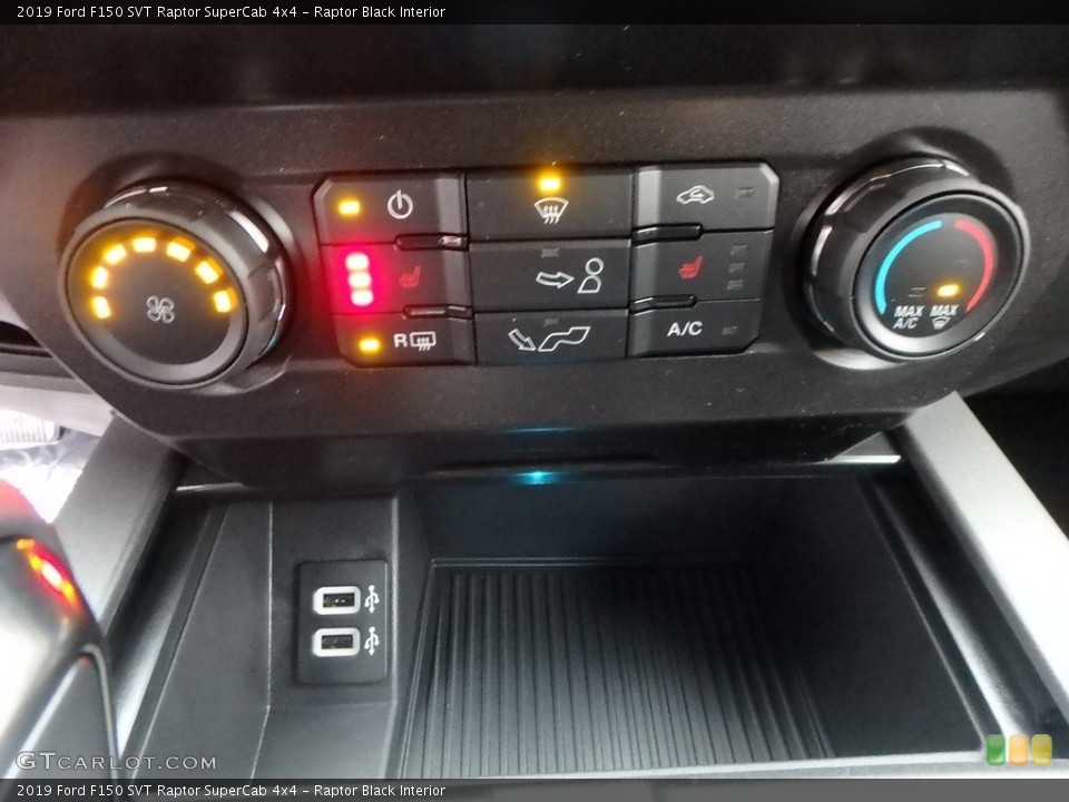 Raptor Black Interior Controls for the 2019 Ford F150 SVT Raptor SuperCab 4x4 #130692958