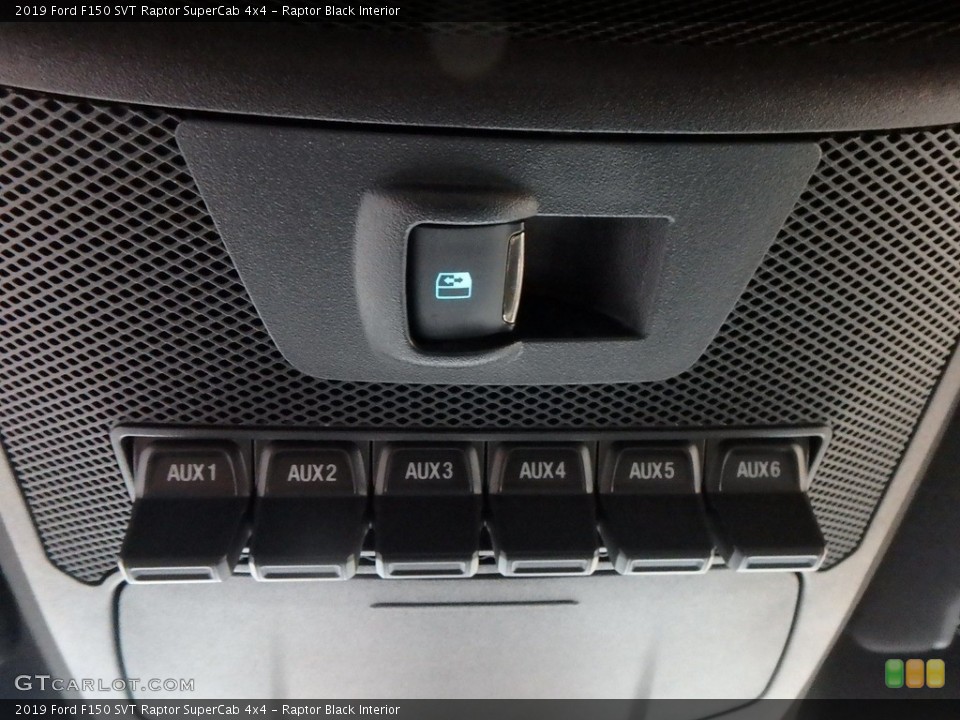 Raptor Black Interior Controls for the 2019 Ford F150 SVT Raptor SuperCab 4x4 #130693006