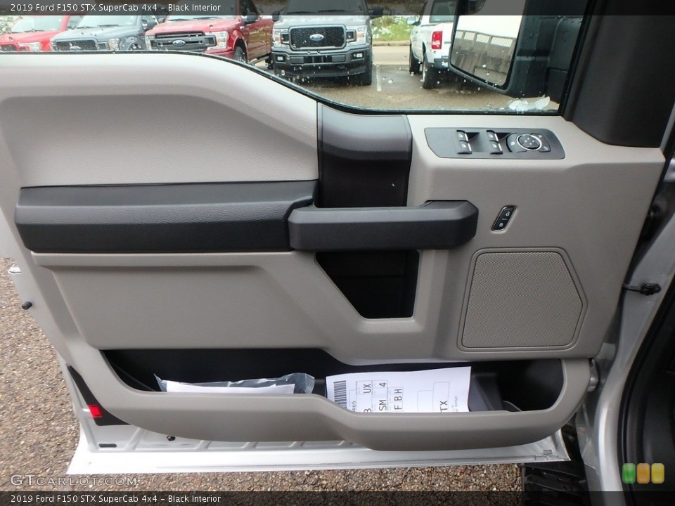 Black Interior Door Panel for the 2019 Ford F150 STX SuperCab 4x4 #130696699