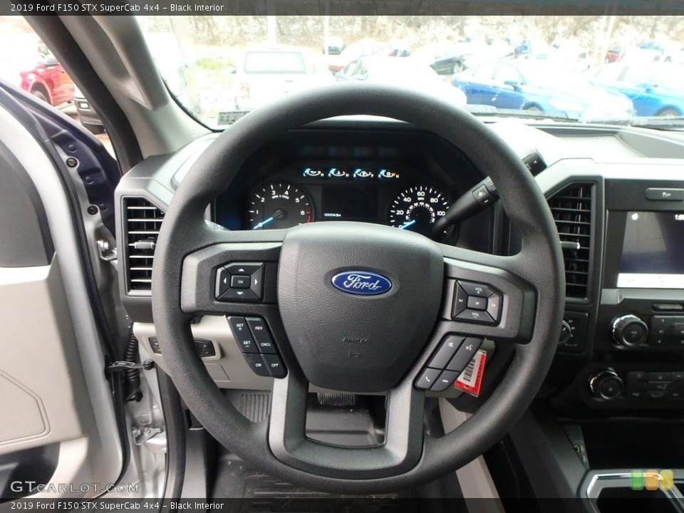 Black Interior Steering Wheel for the 2019 Ford F150 STX SuperCab 4x4 #130696756