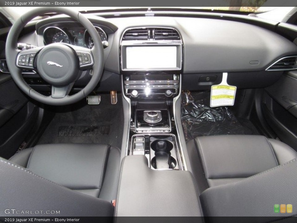 Ebony Interior Dashboard for the 2019 Jaguar XE Premium #130696798