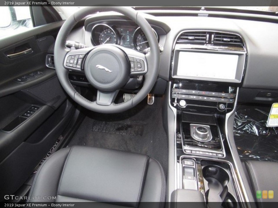 Ebony Interior Dashboard for the 2019 Jaguar XE Premium #130696984