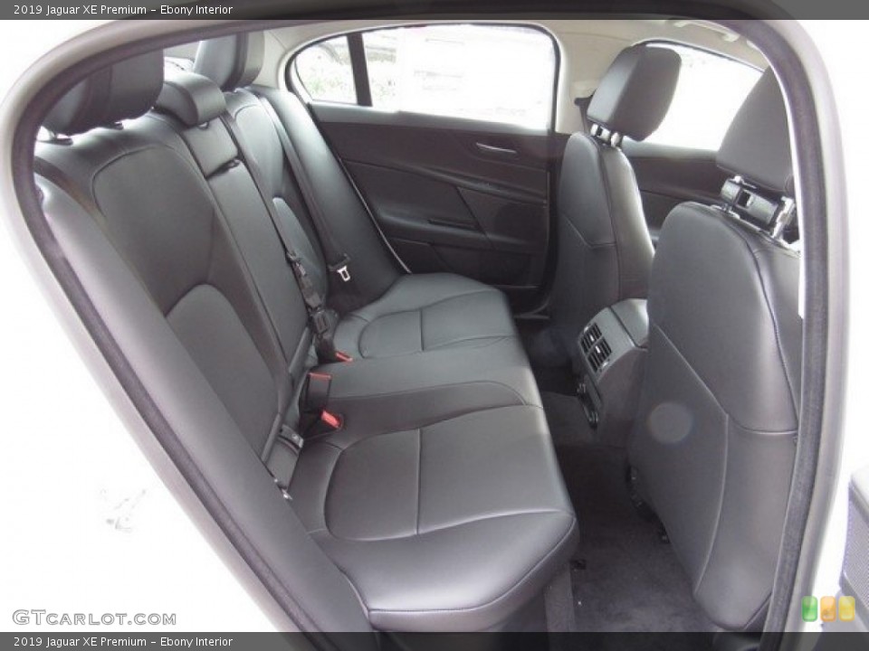 Ebony Interior Rear Seat for the 2019 Jaguar XE Premium #130697062