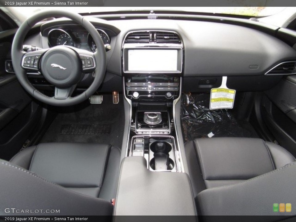Sienna Tan Interior Dashboard for the 2019 Jaguar XE Premium #130697443