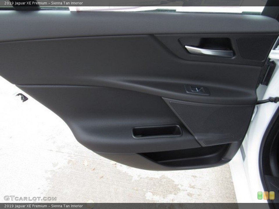 Sienna Tan Interior Door Panel for the 2019 Jaguar XE Premium #130697764