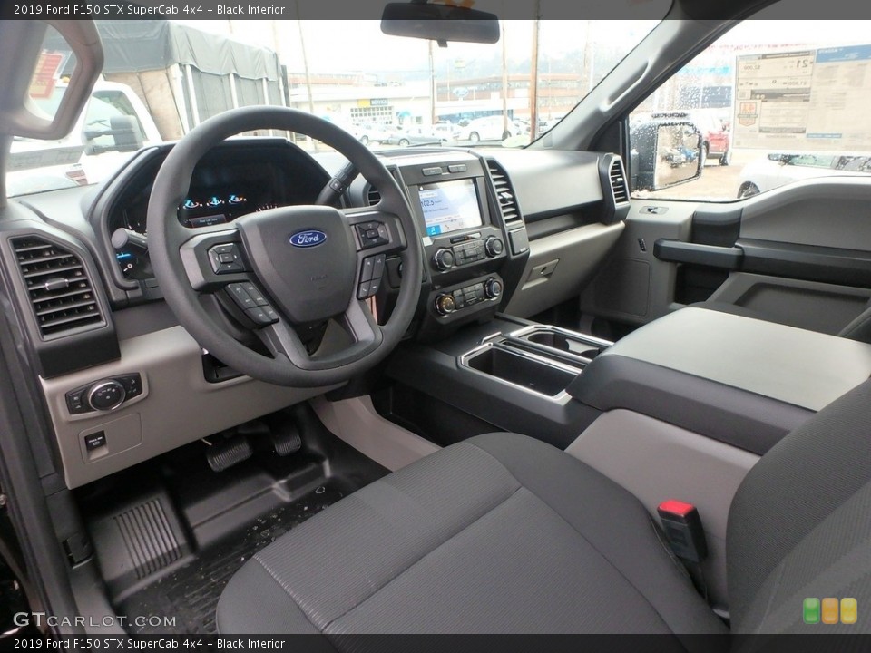 Black Interior Photo for the 2019 Ford F150 STX SuperCab 4x4 #130697779