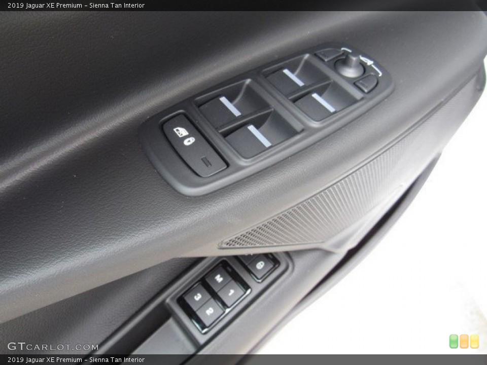 Sienna Tan Interior Controls for the 2019 Jaguar XE Premium #130697794