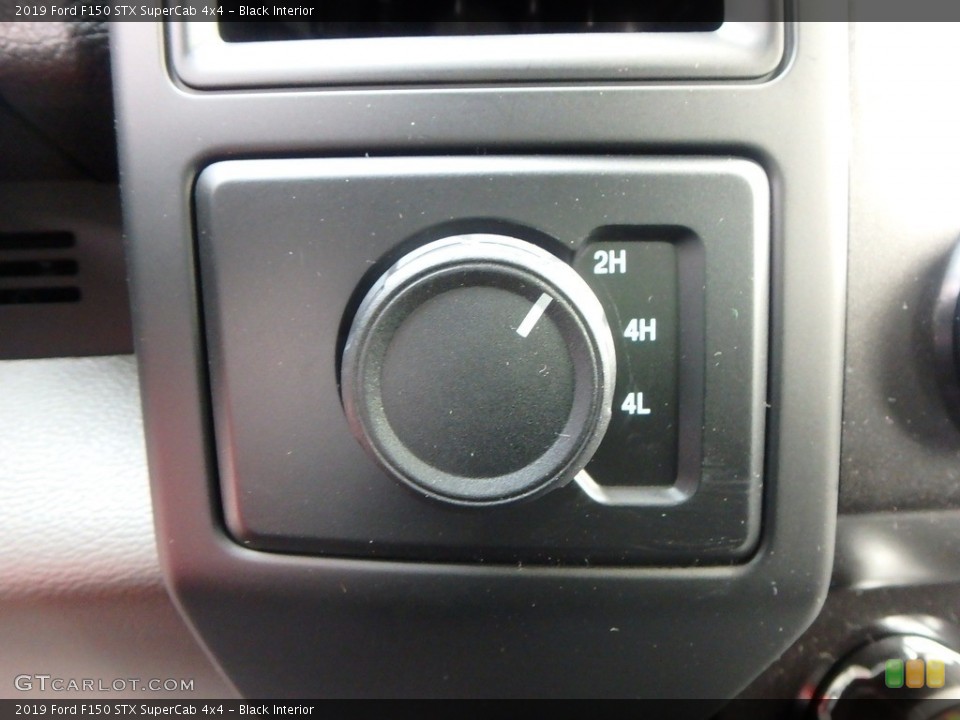 Black Interior Controls for the 2019 Ford F150 STX SuperCab 4x4 #130697887