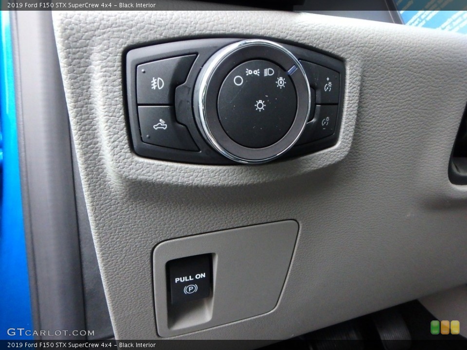 Black Interior Controls for the 2019 Ford F150 STX SuperCrew 4x4 #130698394