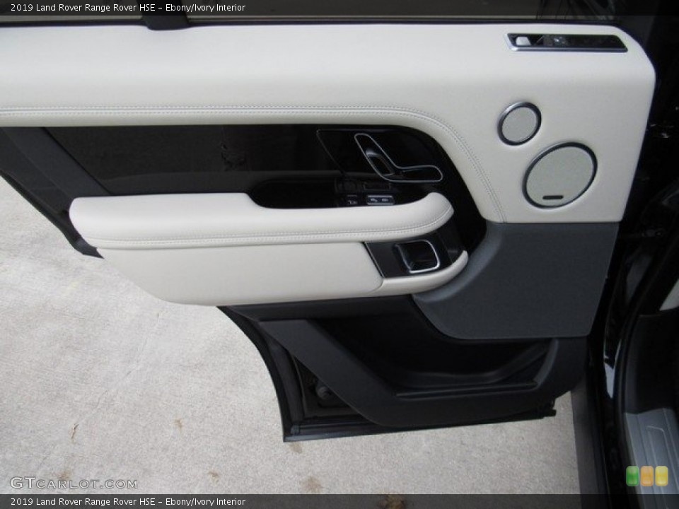 Ebony/Ivory Interior Door Panel for the 2019 Land Rover Range Rover HSE #130698448
