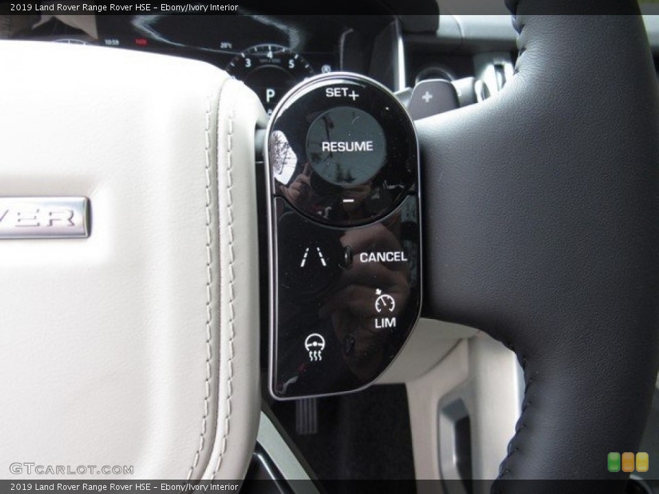 Ebony/Ivory Interior Steering Wheel for the 2019 Land Rover Range Rover HSE #130698553