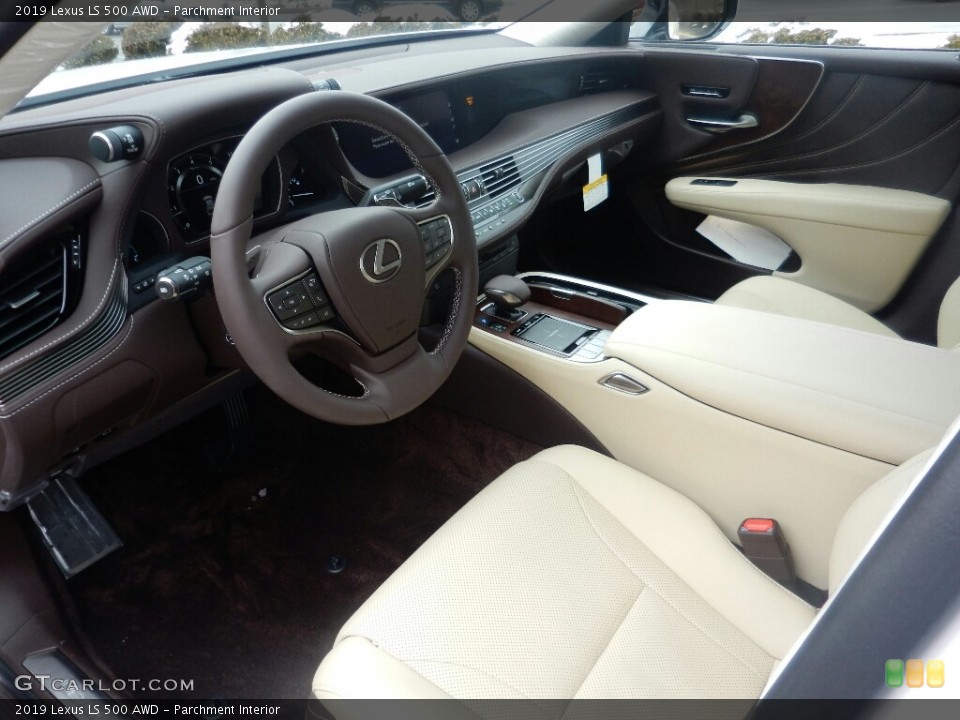 Parchment Interior Front Seat for the 2019 Lexus LS 500 AWD #130700089