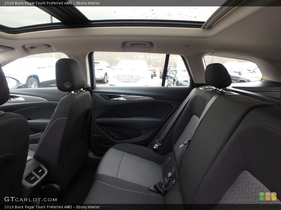 Ebony Interior Rear Seat for the 2019 Buick Regal TourX Preferred AWD #130701292
