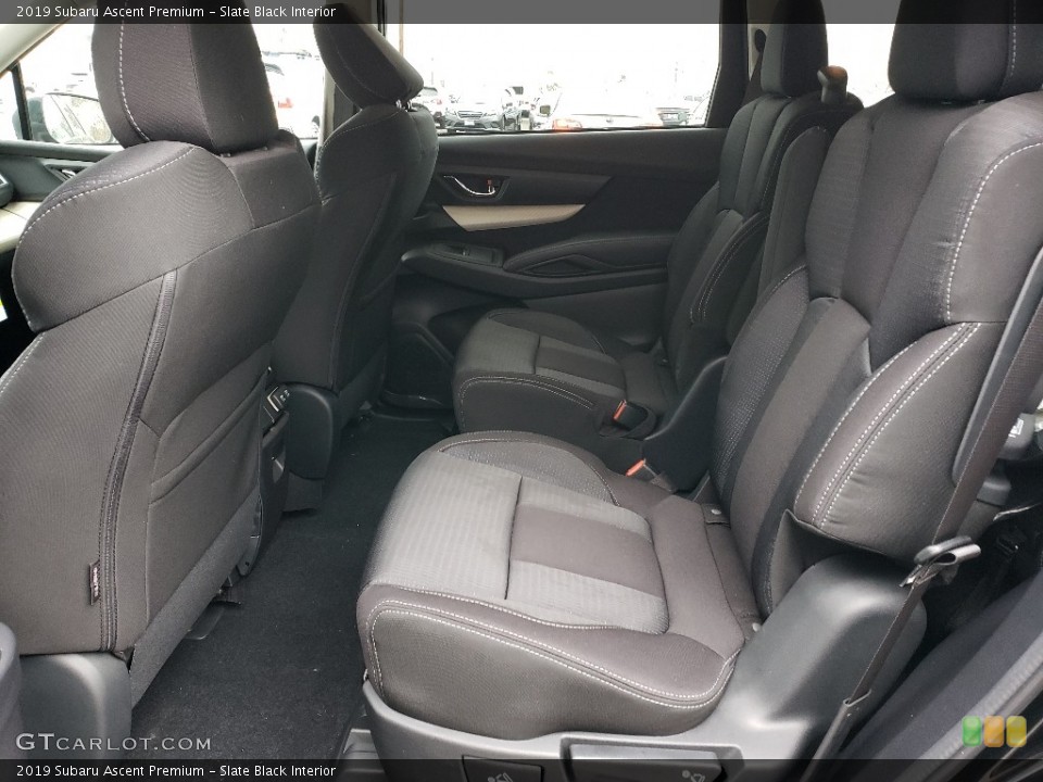 Slate Black Interior Rear Seat for the 2019 Subaru Ascent Premium #130702768