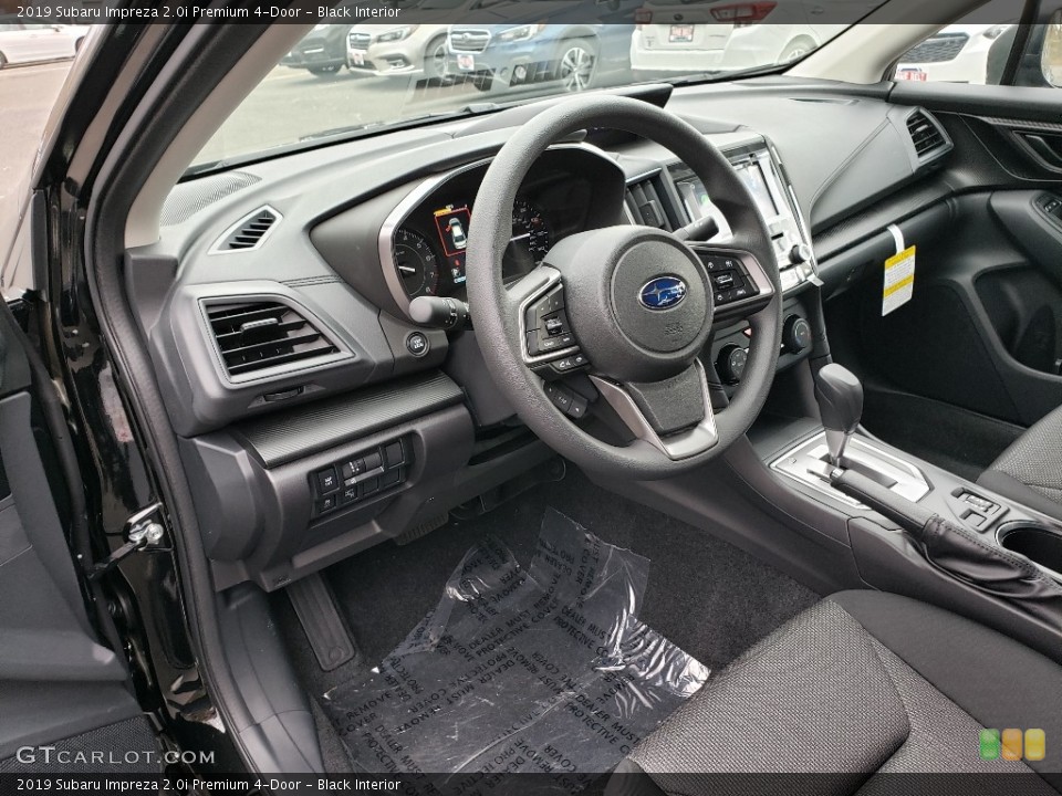 Black Interior Photo for the 2019 Subaru Impreza 2.0i Premium 4-Door #130702972