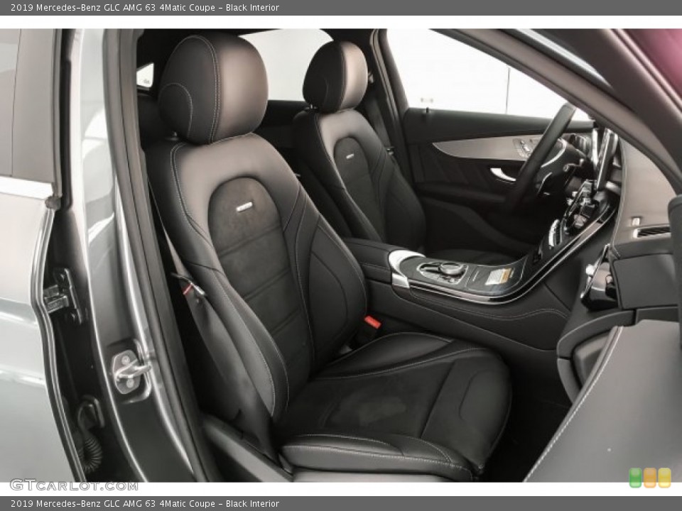 Black Interior Front Seat for the 2019 Mercedes-Benz GLC AMG 63 4Matic Coupe #130704121