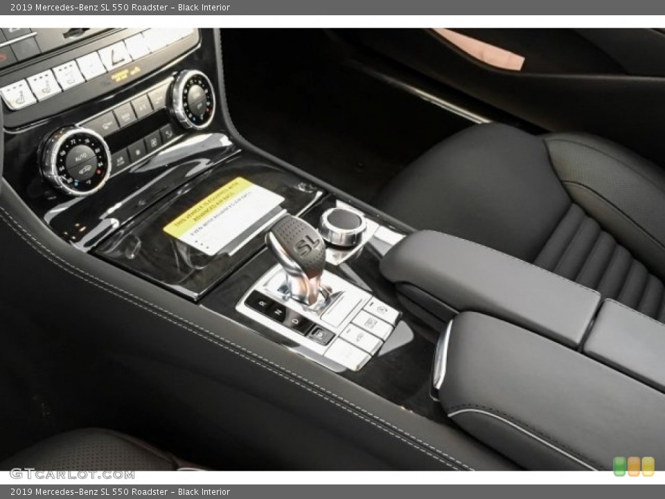 Black Interior Controls for the 2019 Mercedes-Benz SL 550 Roadster #130704232