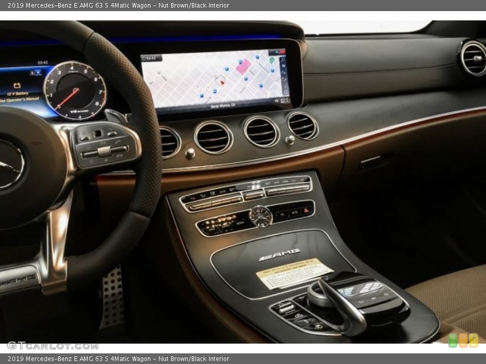 Nut Brown/Black Interior Dashboard for the 2019 Mercedes-Benz E AMG 63 S 4Matic Wagon #130709291
