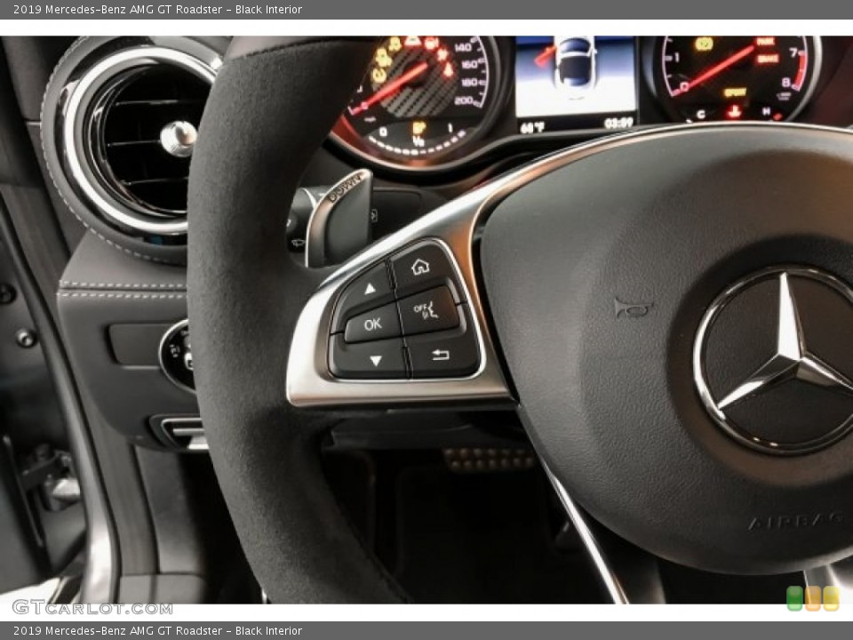 Black Interior Steering Wheel for the 2019 Mercedes-Benz AMG GT Roadster #130710818