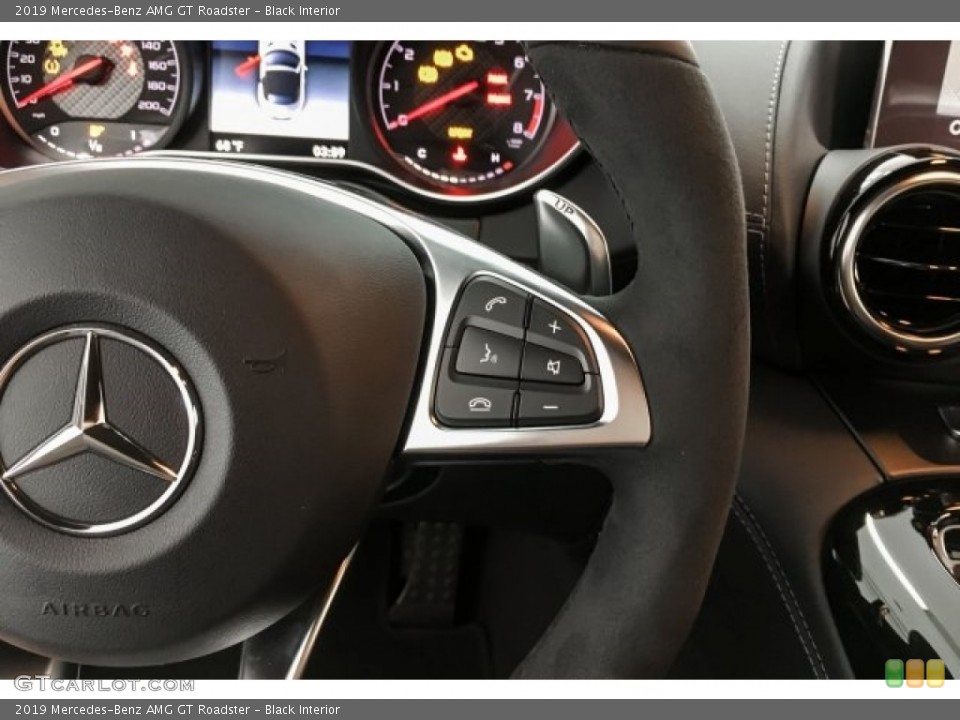 Black Interior Steering Wheel for the 2019 Mercedes-Benz AMG GT Roadster #130710836