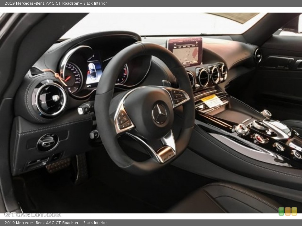 Black Interior Steering Wheel for the 2019 Mercedes-Benz AMG GT Roadster #130710893