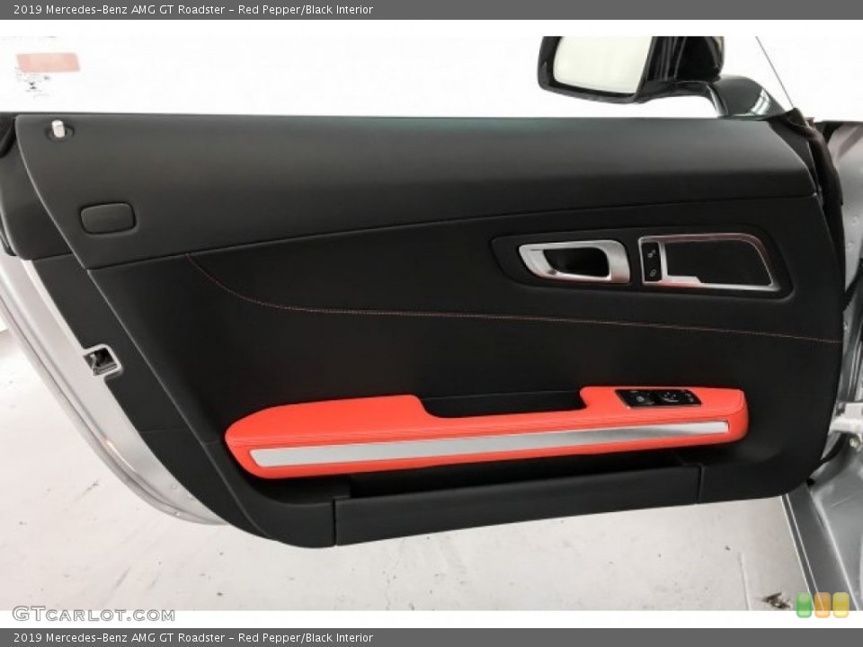 Red Pepper/Black Interior Door Panel for the 2019 Mercedes-Benz AMG GT Roadster #130711439