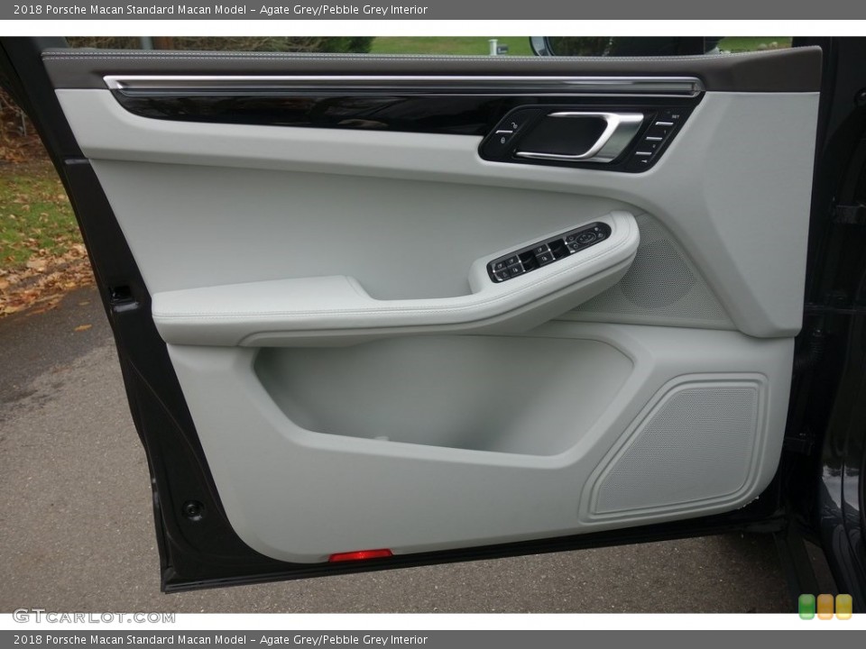 Agate Grey/Pebble Grey Interior Door Panel for the 2018 Porsche Macan  #130713768