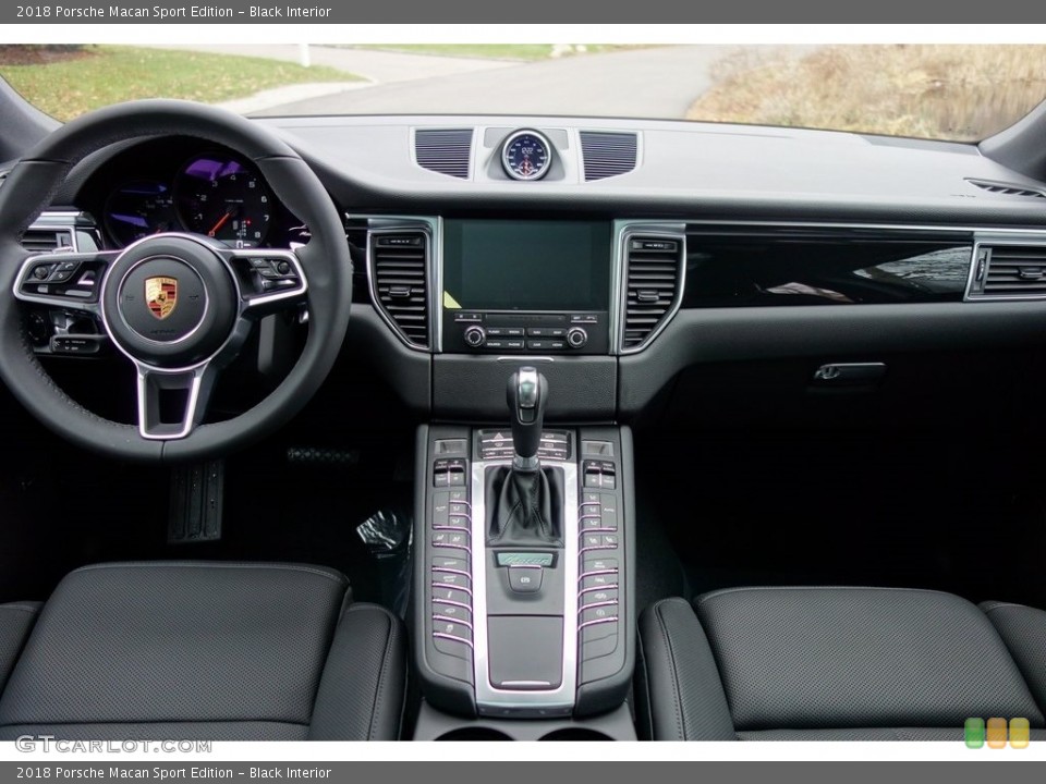 Black Interior Dashboard for the 2018 Porsche Macan Sport Edition #130713858