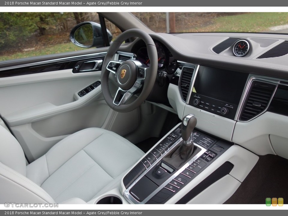 Agate Grey/Pebble Grey Interior Front Seat for the 2018 Porsche Macan  #130713897